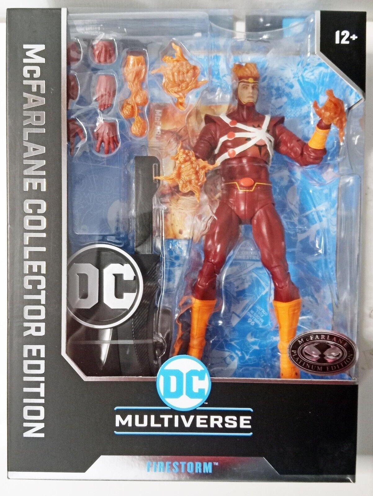 McFarlane DC Multiverse Firestorm Platinum Collector Edition Figure Chase MISB