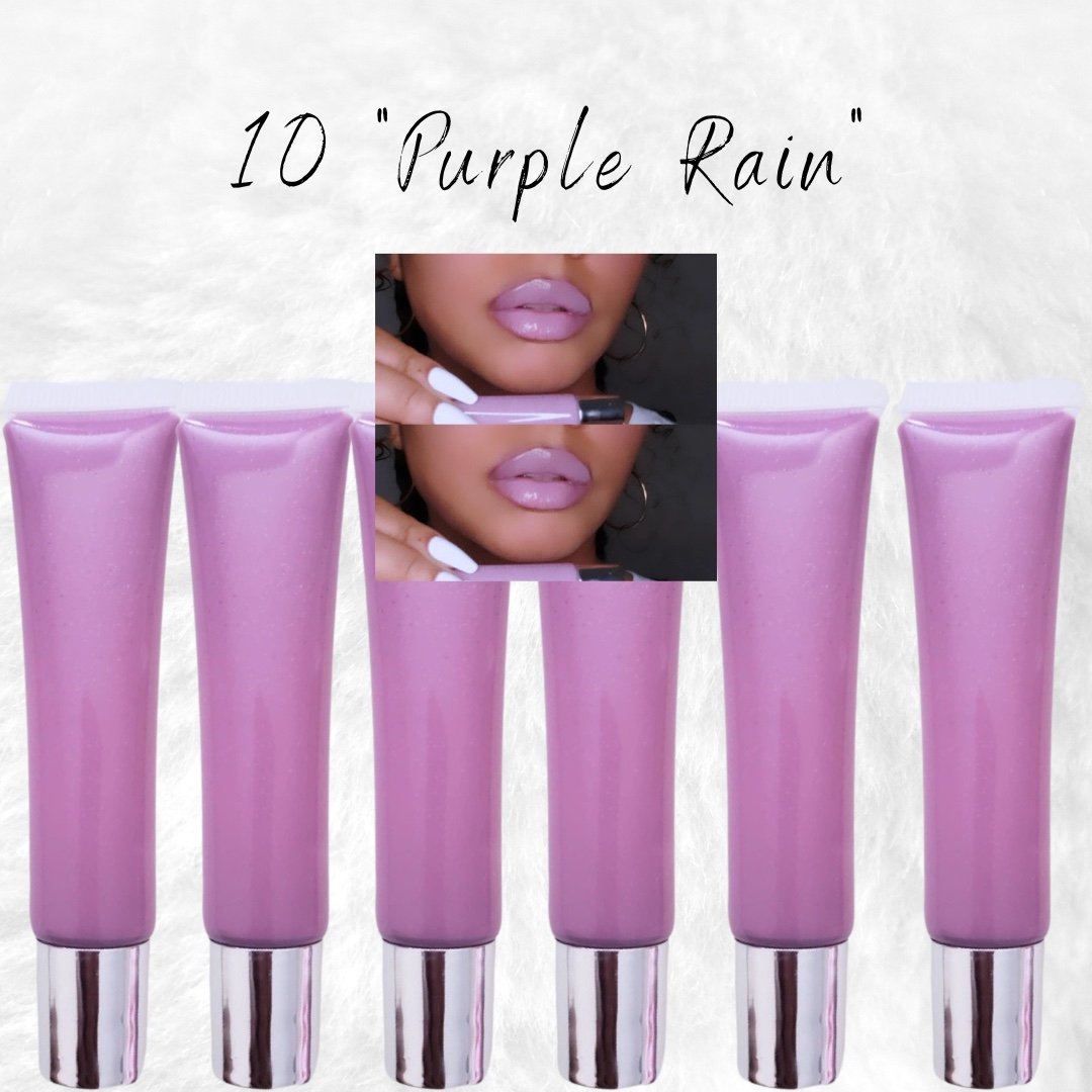 10 “purple rain” lipgloss