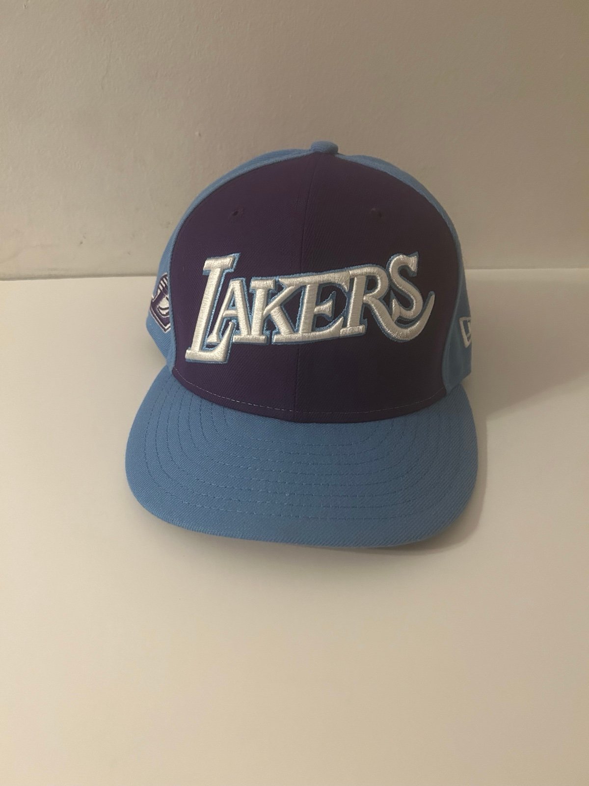 Lakers 75th anniversary blue and purple personalized Kobe hat