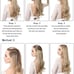 22” golden auburn fish line band halo hair extension