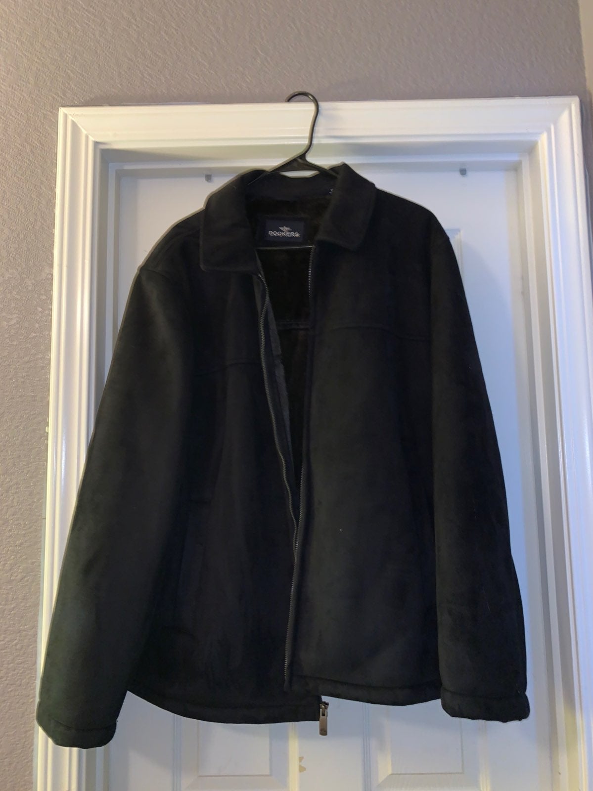 Mukabi sherpa-lined leather jacket