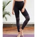 NWOT Free People Movement Black Bleach Barely There Seamless Leggings Size XS/S