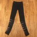 NWOT Free People Movement Black Bleach Barely There Seamless Leggings Size XS/S