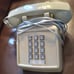 Vintage 1996 Tan Push Button Telephone