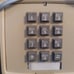 Vintage 1996 Tan Push Button Telephone