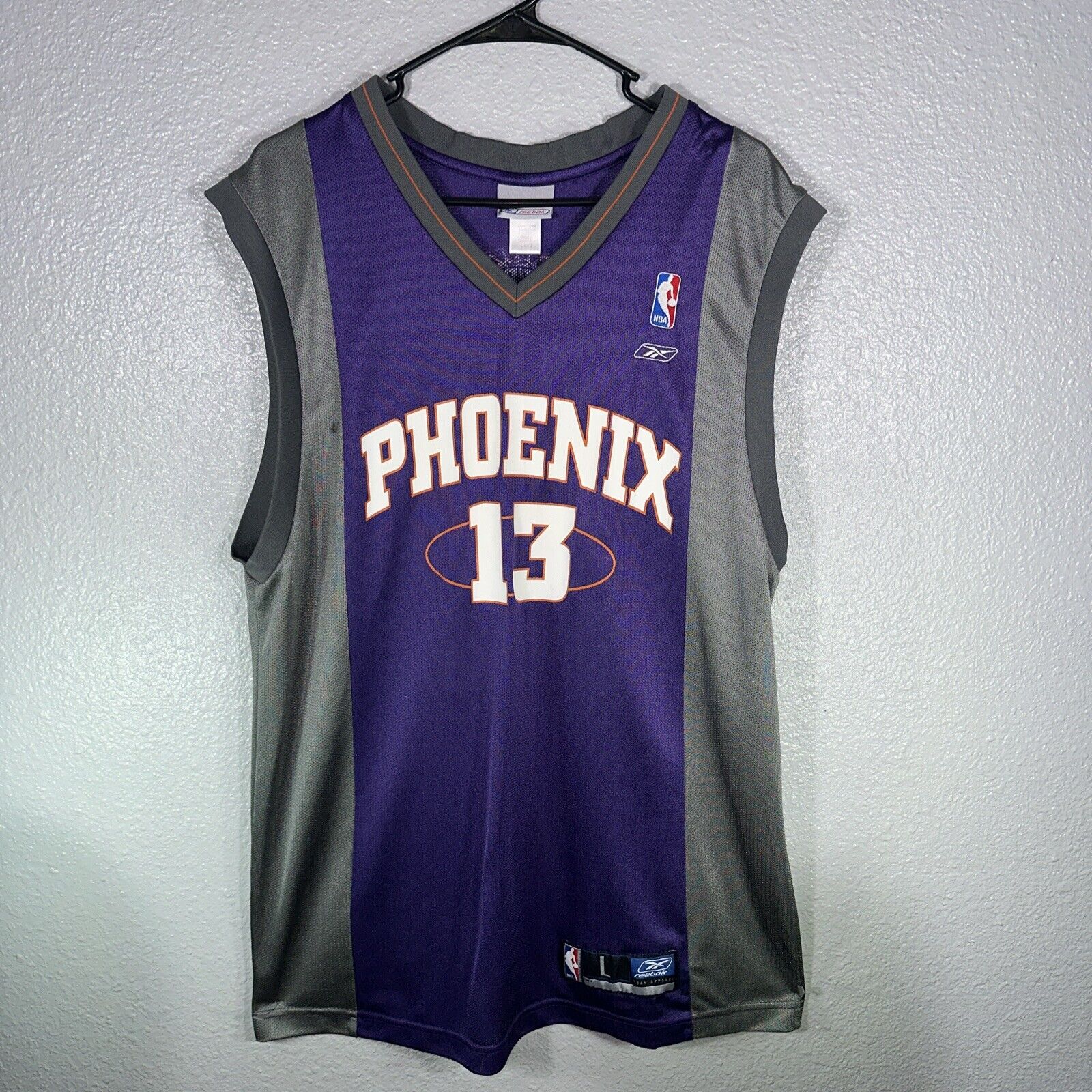 Adidas NBA Phoenix Suns Steve Nash Basketball Jersey - Size Large Purple