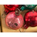 Lot of 53 Assorted Vintage Small Glass Christmas Balls Ornaments in Boxes Japan