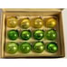 Lot of 53 Assorted Vintage Small Glass Christmas Balls Ornaments in Boxes Japan
