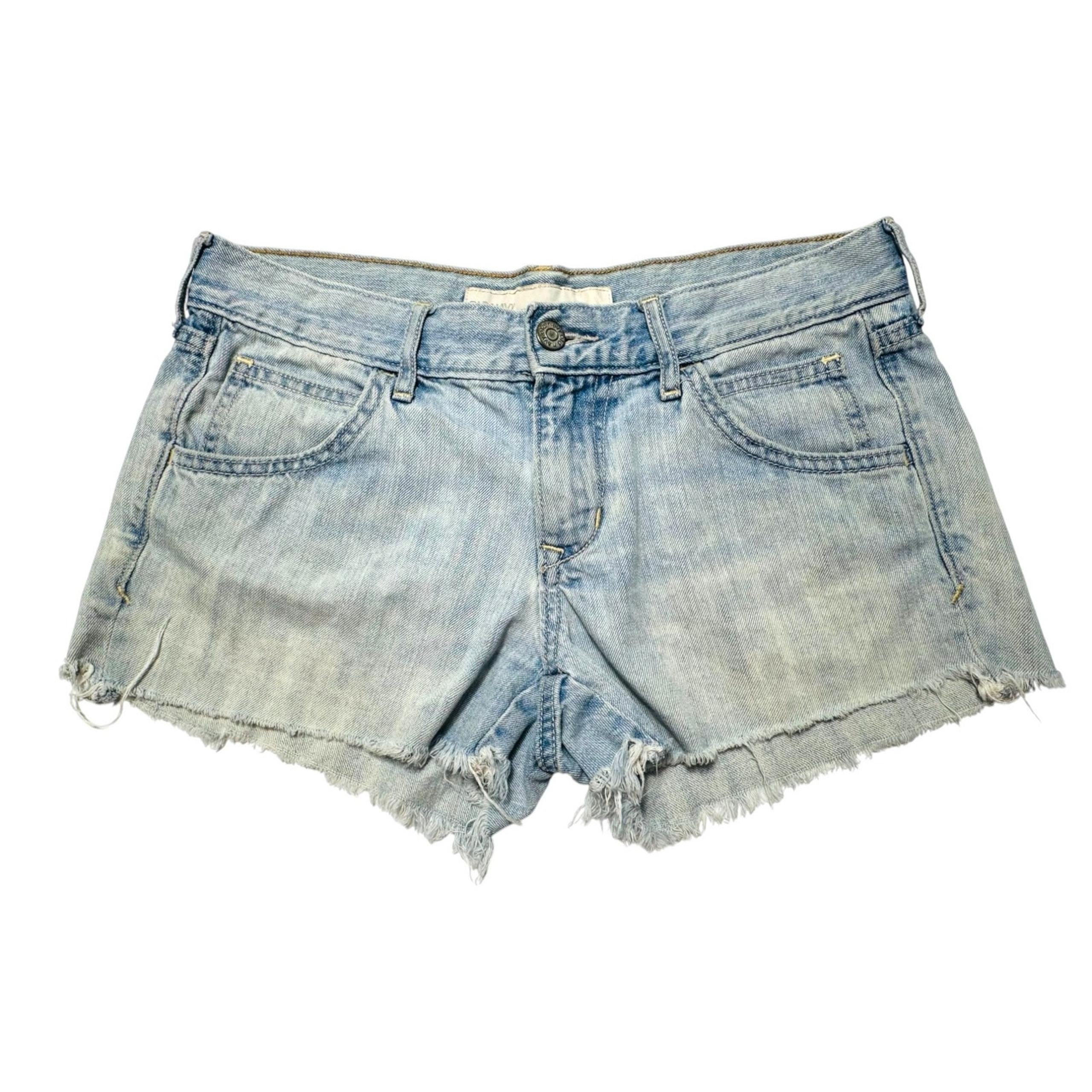 Y2K Old Navy Cut Off Low Rise Blue Jean Shorts 4