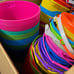 NEW Kids Colorful Plastic Bucket Pails