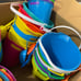 NEW Kids Colorful Plastic Bucket Pails