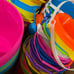 NEW Kids Colorful Plastic Bucket Pails
