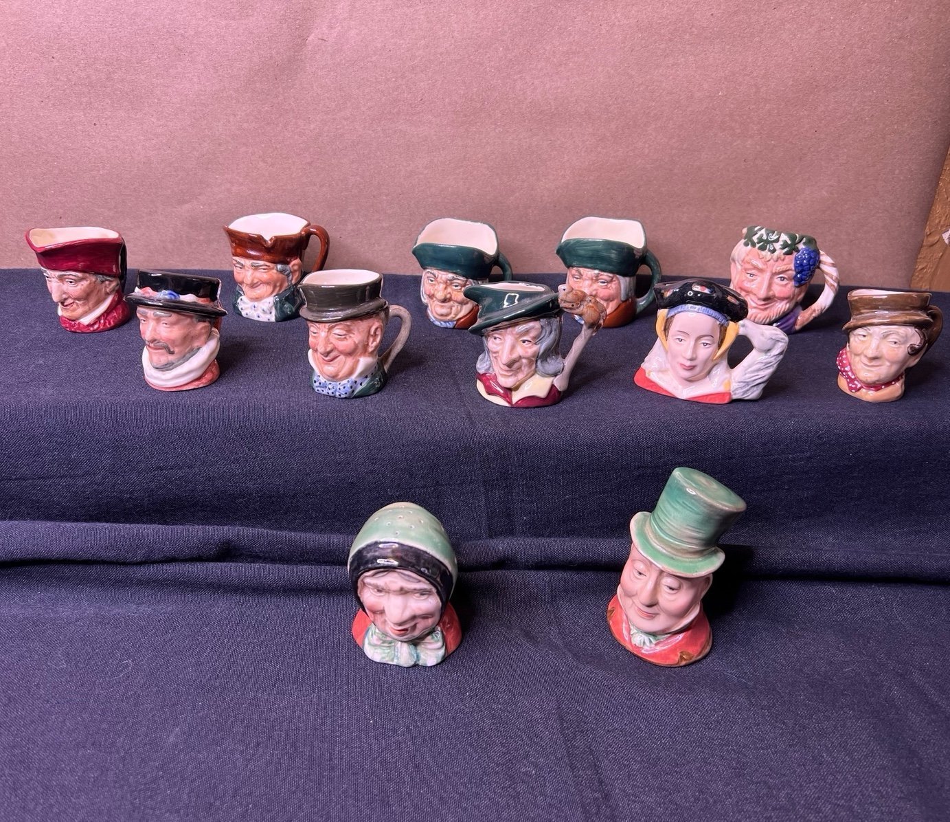 Royal Doulton mini character tea mugs