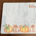 Set if 4 corkback placemats pumkins Blessed