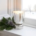 Candle Mercury Pedestal Candle Silver - Cedarwood Moss - New By West Elm