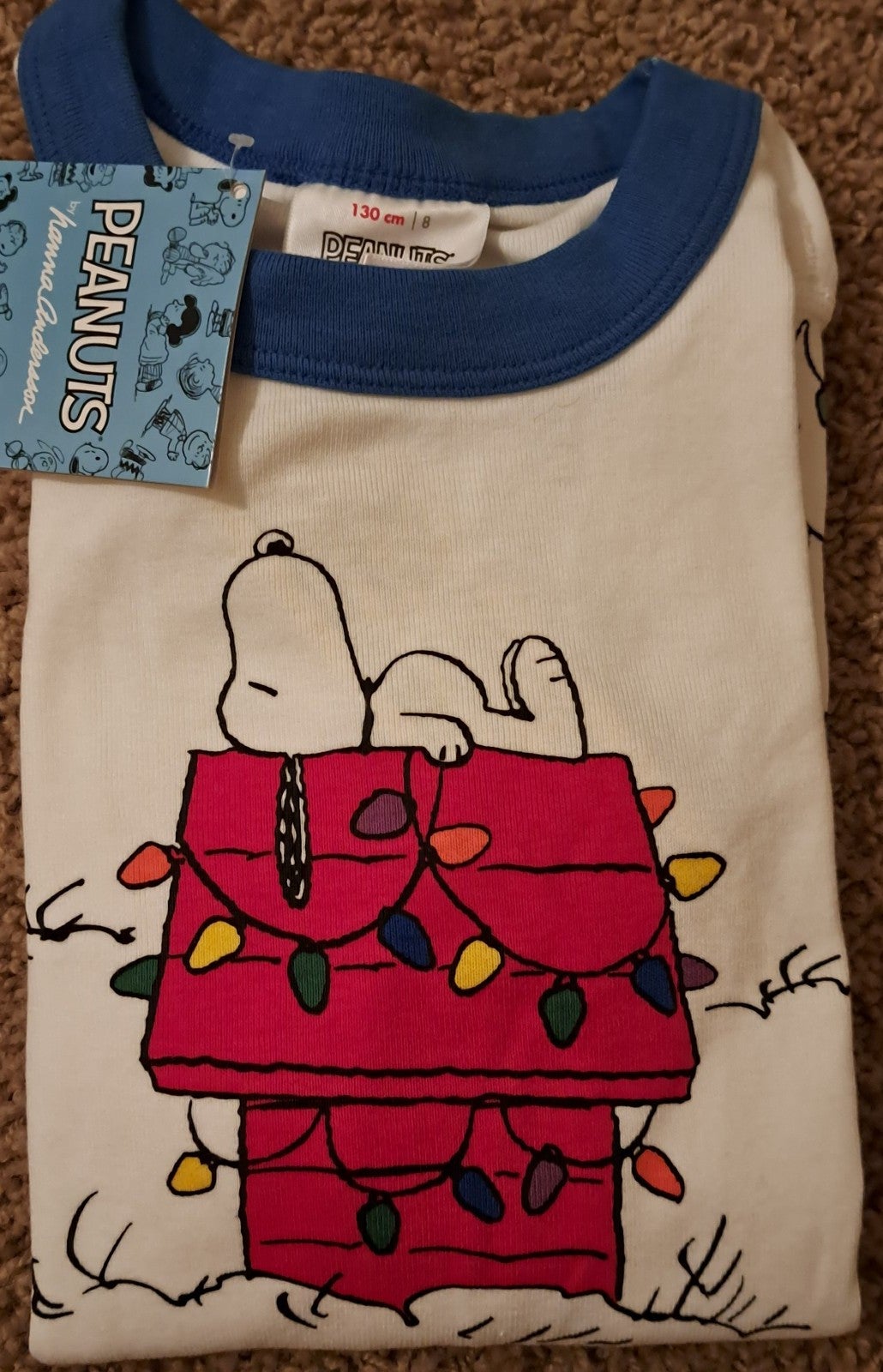 Snoopy Holiday 2 piece pajama Hanna Andersson