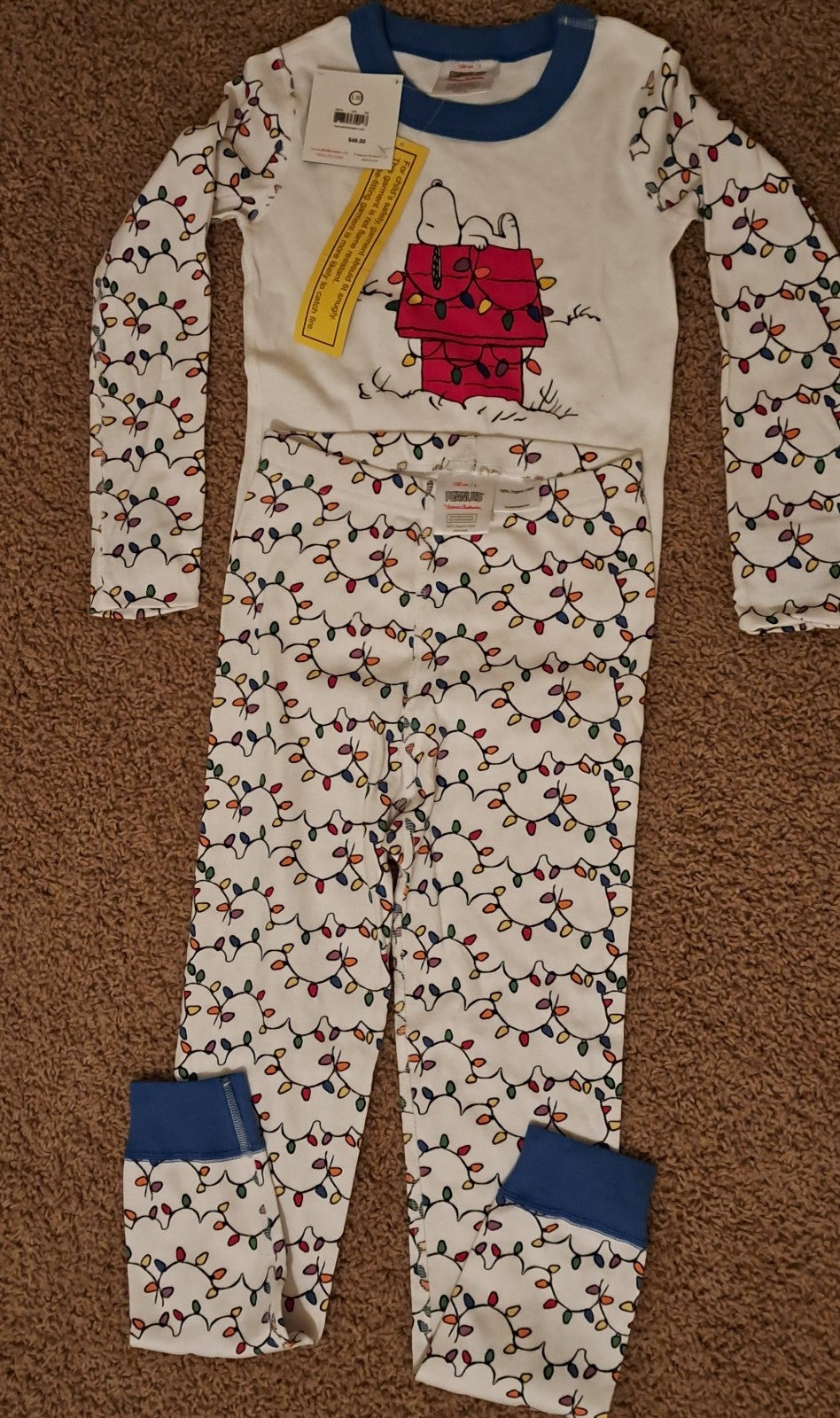 Snoopy Holiday 2 piece pajama Hanna Andersson