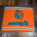 Biederlack NFL Miami Dolphins Throw Blanket Blue Orange Size 46x54 Vintage Logo