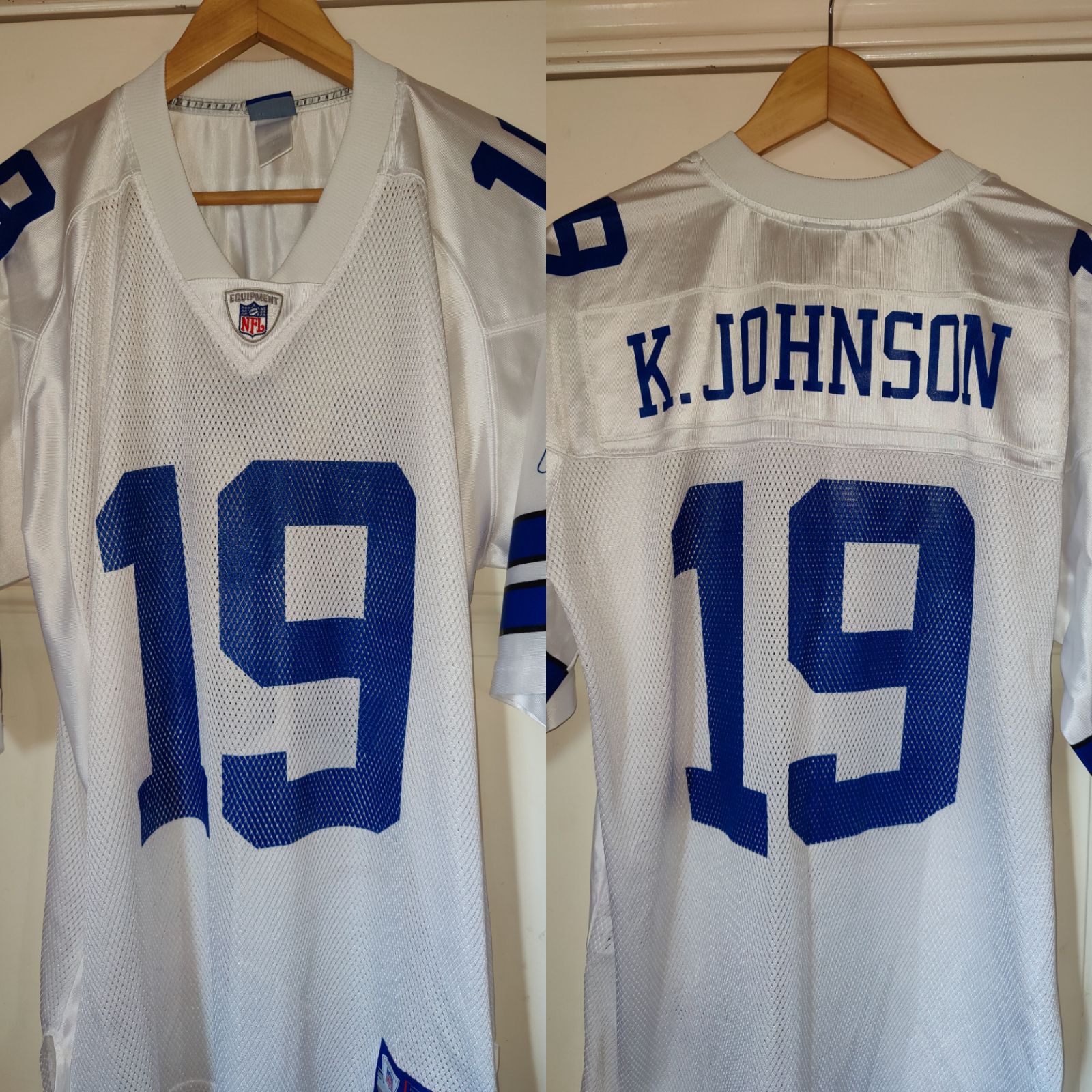 Keyshawn Johnson Dallas Cowboys football jersey