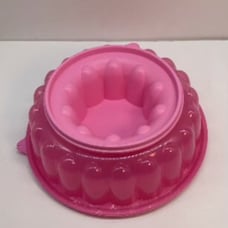 Tupperware Jel-Ring Jello Dessert Serving Mold in Pink