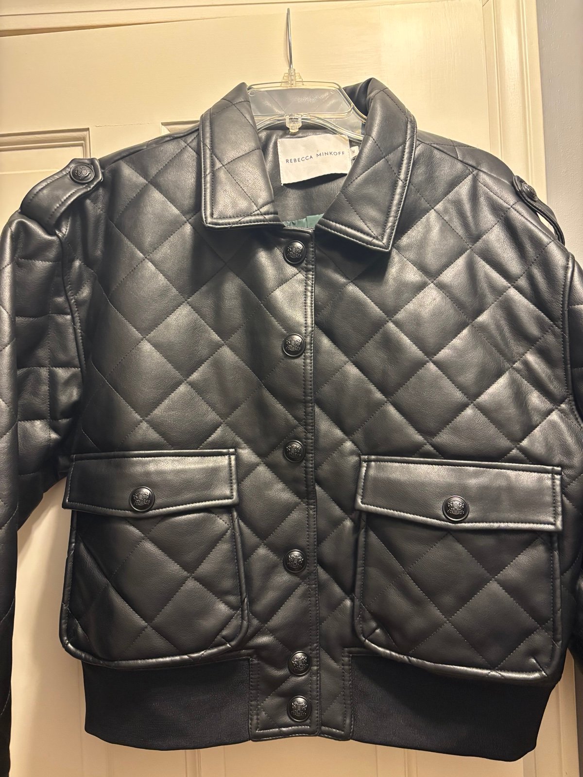 Rebecca Minkoff quilted bomber jacket