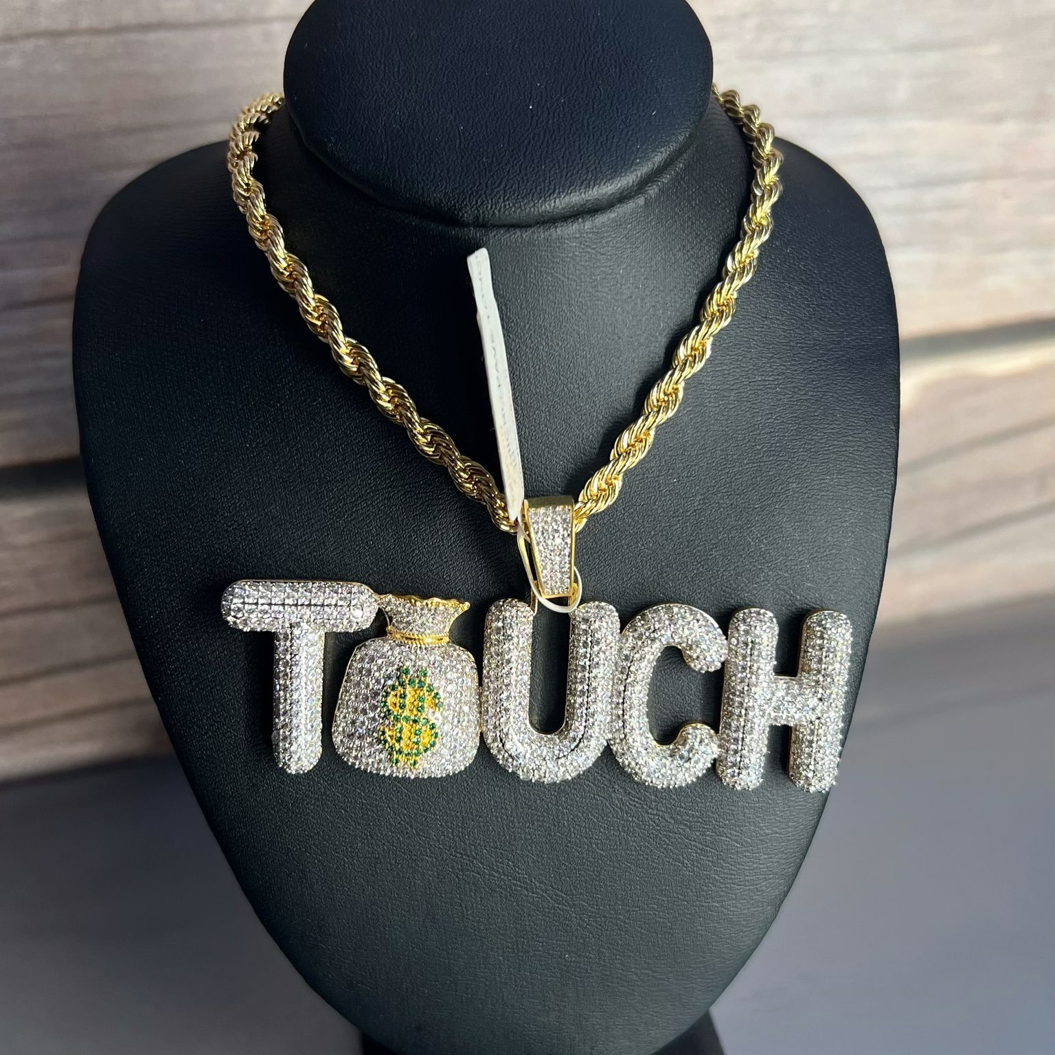 Touch Pendant with Rope Chain