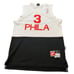 Allen Iverson #3 Philadelphia 76ers NBA Nike White Black Jersey Size Large