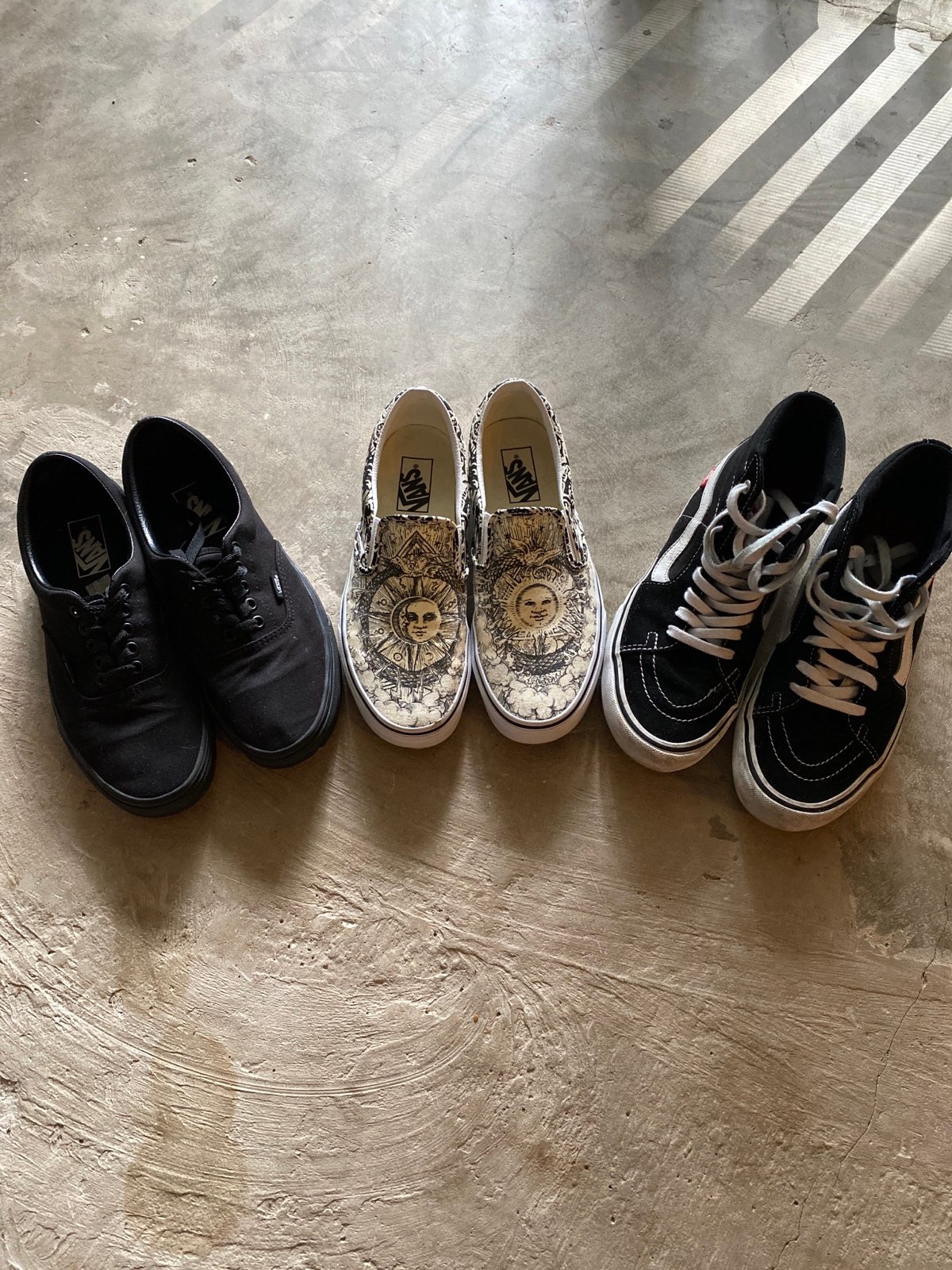 Vans lot