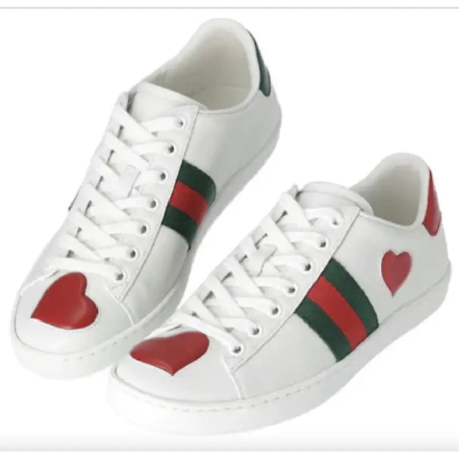Gucci Sneakers Heart