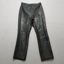 Time Limited Pants Womens 8 Black Leather Casual 30x28