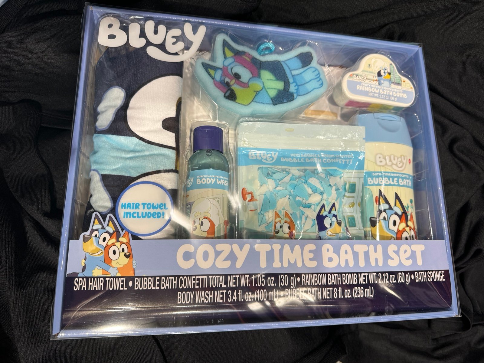 Bluey bath time set