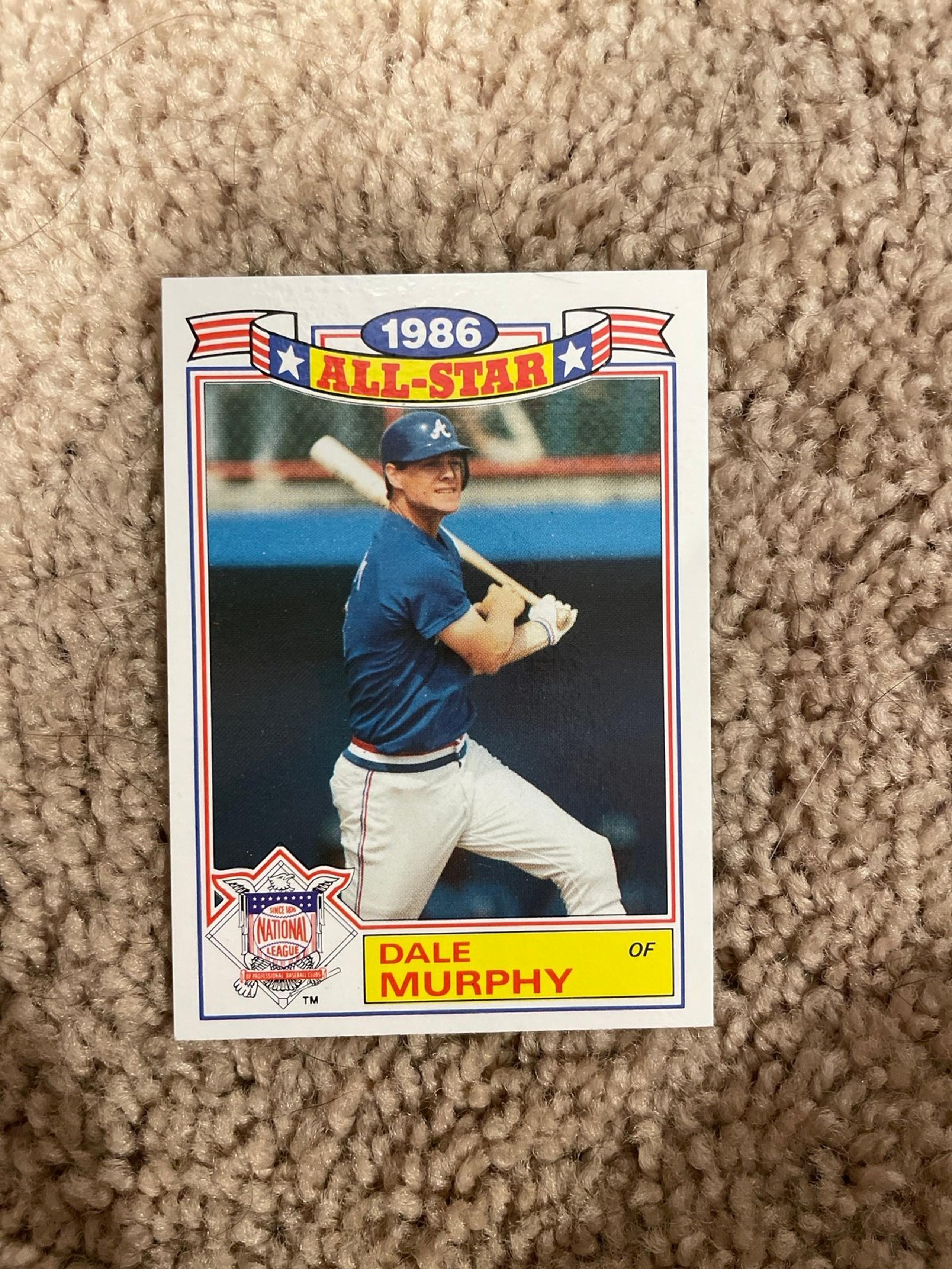 Dale Murphy Baseball Topps Trading Card 1986