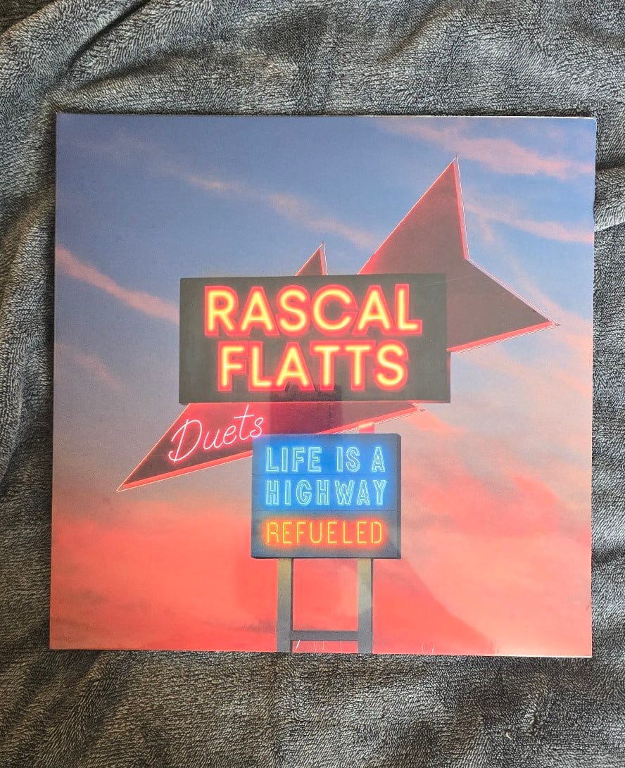 Rascal Flatts Life Is A Highway: Refueled Duets Vinyl (Signed Orange)