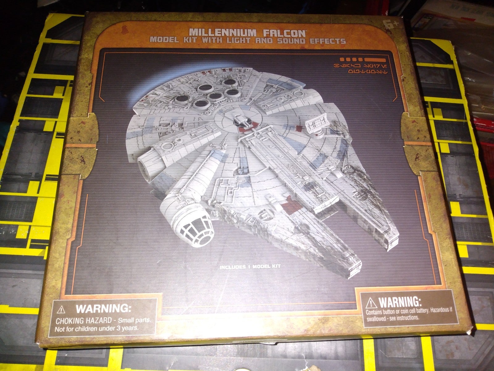 Disney Star Wars Galaxy’s Edge Millennium Falcon Model Kit Light Sound Effects