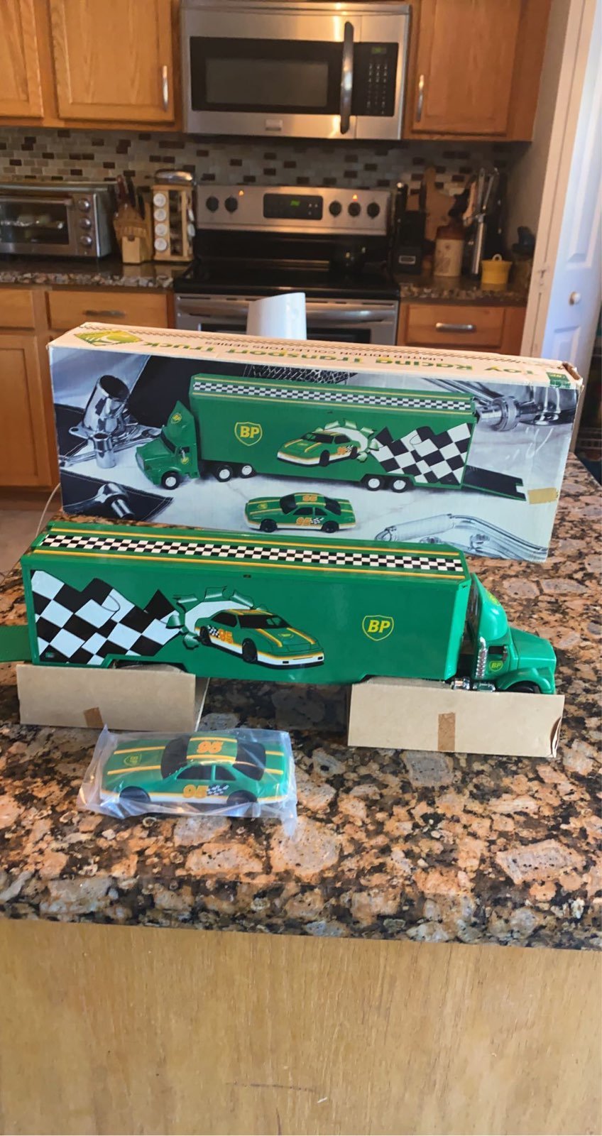 BP Toy Racing Transport Truck Limited Ed