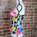 Trina Turk Pink Blue Floral Halter Bustier Top Women's 0