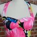 Trina Turk Pink Blue Floral Halter Bustier Top Women's 0