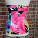 Trina Turk Pink Blue Floral Halter Bustier Top Women's 0
