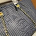 Denim beach bag
