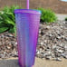 Starbucks- Purple Oil Slick Studded Tumbler