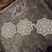 NWT Set of 3 White Washed Wooden Wall Art