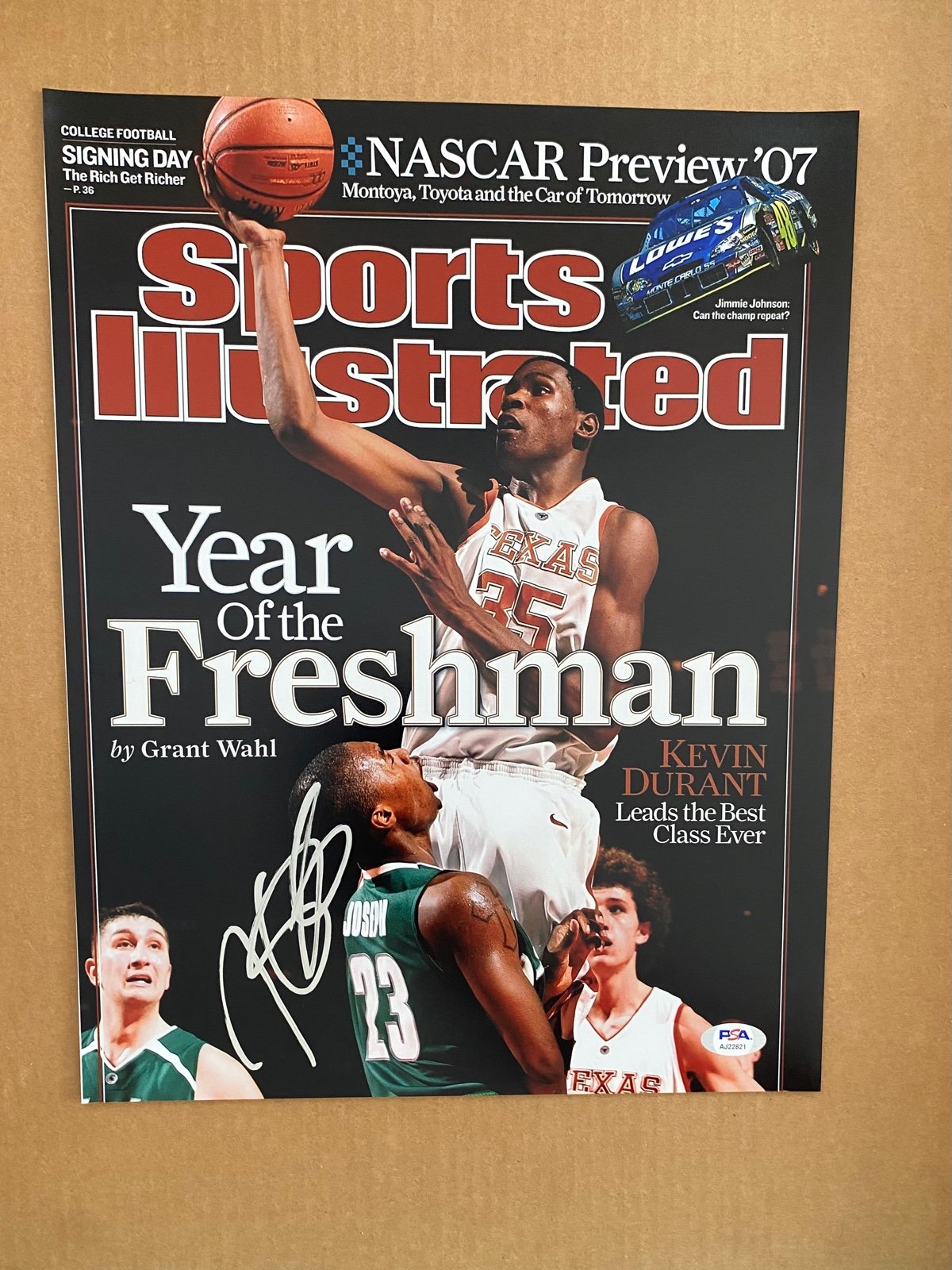 Kevin Durant Signed Autograph 11x14 Photo PSA Coa Warriors Nets Thunder