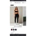 New Medium Fabletics Black Define PowerHold High Waist Leggings Athletic Casual