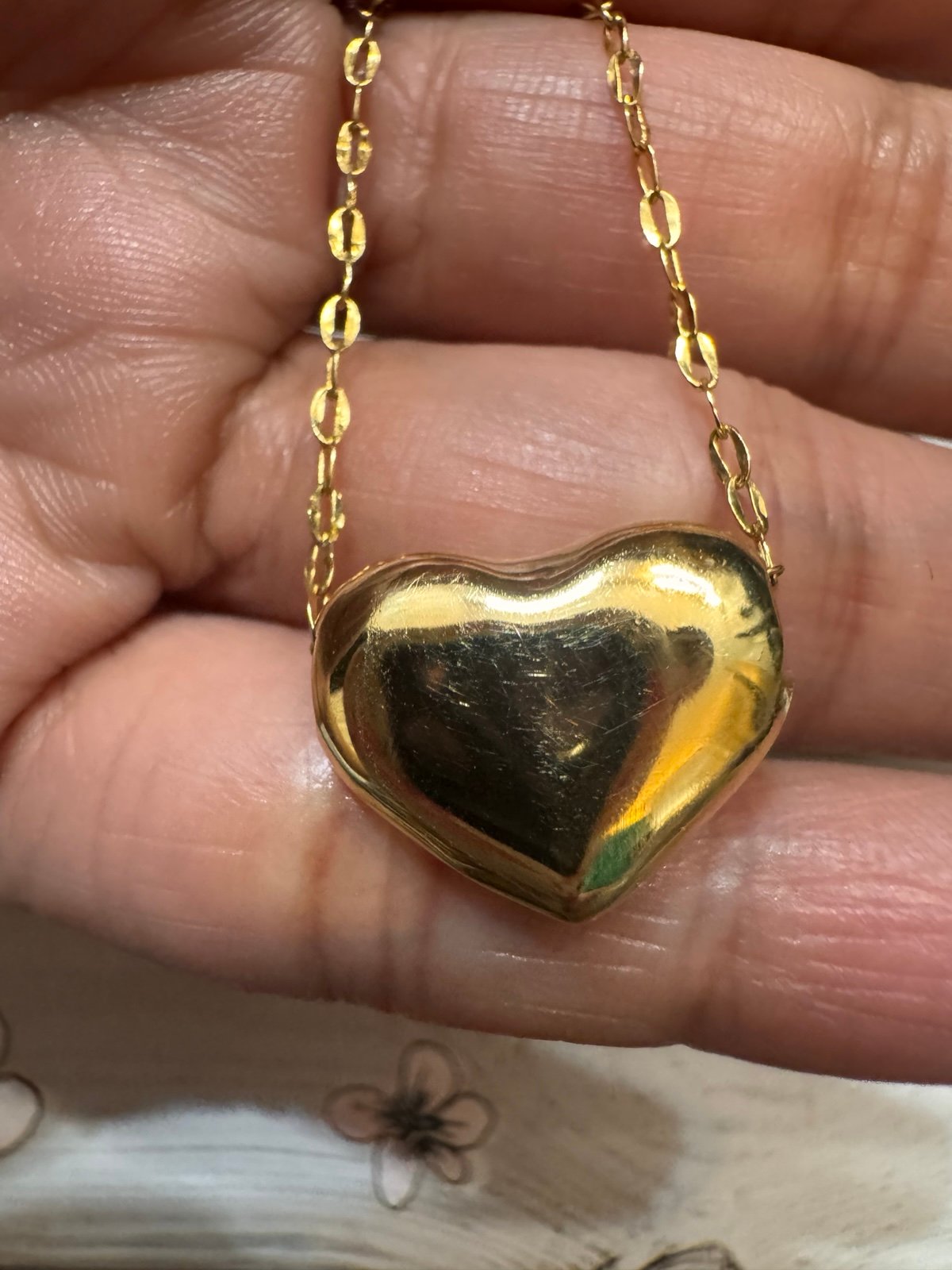 18K Real Gold Necklace