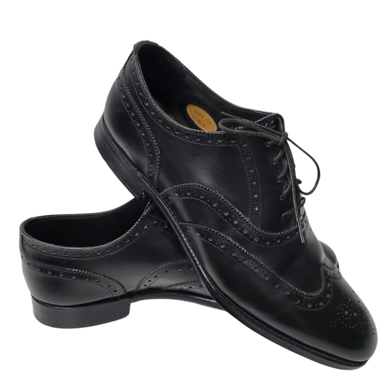 Stuart's Choice Wingtip Oxford Shoes #8005.01 Men's. Size 10D. Pre-owned