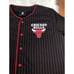 Chicago Bulls Vintage Black Pin Striped Jersey Basketball NBA Mens Size L