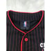 Chicago Bulls Vintage Black Pin Striped Jersey Basketball NBA Mens Size L