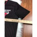 Chicago Bulls Vintage Black Pin Striped Jersey Basketball NBA Mens Size L