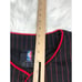 Chicago Bulls Vintage Black Pin Striped Jersey Basketball NBA Mens Size L