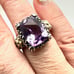 Barbara Bixby Womens Ring Sterling Silver 18K Gold Size 10 Amethyst